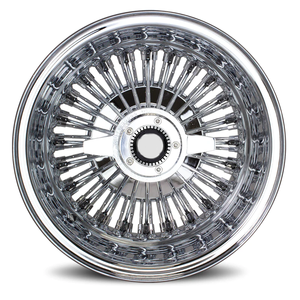 พร้อมใช้งาน ล้อแม็กซ์โครเมียม 14x6 ลาย 72 ก้าน แบบ Reverse ขนาด 14 นิ้ว สำหรับ Chevrolet Impala Caprice Monte Carlo Oldsmobile Cutlass - Product Image 1