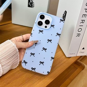 2合1糖果可爱蝴蝶结手机套适用于iPhone 17 16 15 14 13 12 11 Pro Max 17 Air 2in1防震哑光软盖Funda - Product Image 3