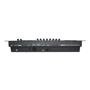 คอนโซลควบคุมไฟ Vlite 192 ช่องสัญญาณ DMX512 สำหรับไฟ 12 ตัว ขนาด 19 นิ้ว แบบติดตั้งบนแร็ค รองรับ MIDI USB สำหรับใช้ในคลับ รุ่น VL-DMX192-PRO - Product Image 5