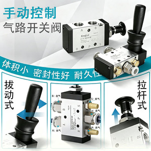 วาล์วควบคุมลมแบบก้านโยกสองตำแหน่งห้าทาง XingLai รุ่น 4R210-08 ขนาด 1/4 นิ้ว - Product Image 3