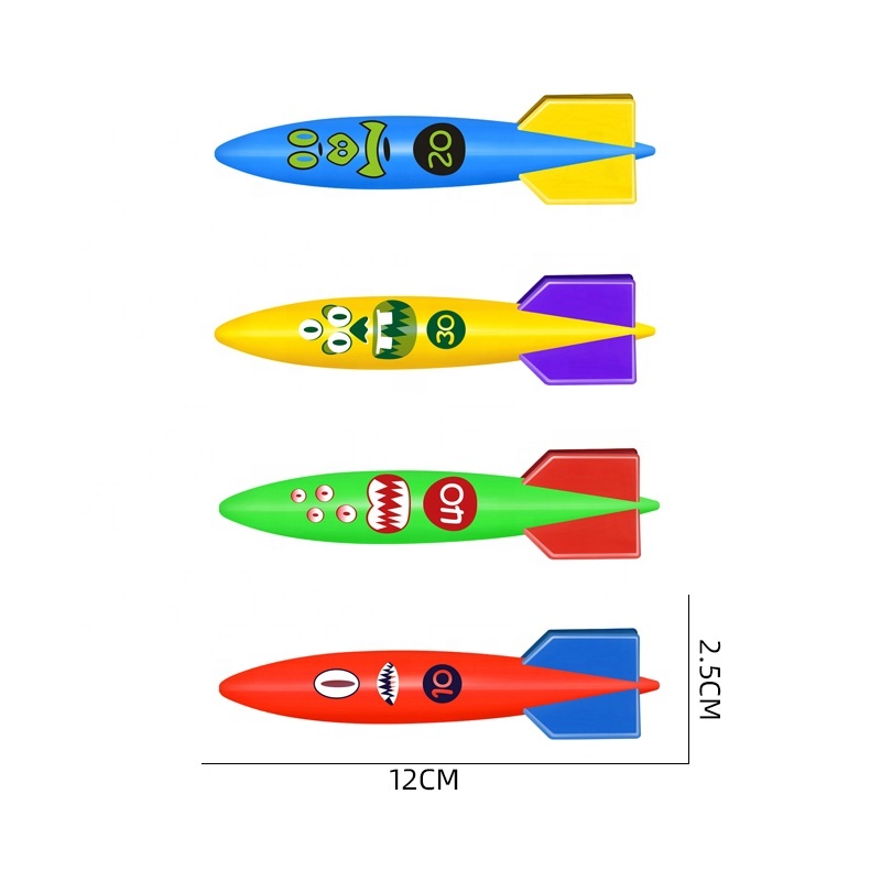 DAUXONE Diving Toys,27 Pcs Pool Toys with Diving Swim Thru Rings for Kids Age 3-12