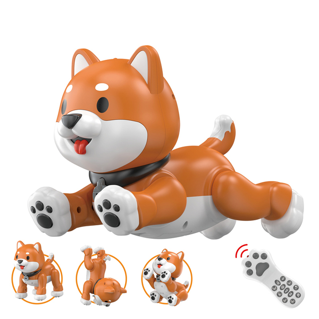 Intelligent Interactive Multifunction Remote Control Robot Dog Toy Boys Girls Plastic Smart Pet Robot RC Toys for Kids