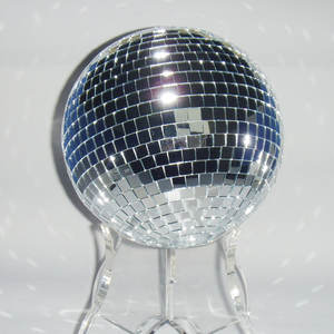 40 सेमी बड़ा चिंतनशील डिस्को बॉल फैक्ट्री-निर्मित क्रिसमस की पार्टी सजावट शामिल - Product Image 5