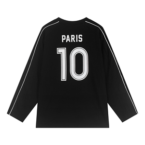 Edizione Corretta 25 Ss Stile BAL 10 #   Nuove Magliette a Maniche Lunghe <span class=keywords><strong>in</strong></span> Jersey Versione Premium con Tessuto Pesante Abbigliamento di Tendenza - Product Image 2