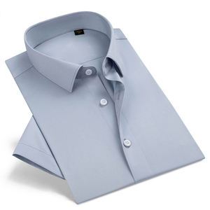 OEM / ODM Camisas-juveniles-para-hombr semplici <span class=keywords><strong>da</strong></span> <span class=keywords><strong>uomo</strong></span> in tinta unita uniforme formale camicie <span class=keywords><strong>da</strong></span> <span class=keywords><strong>uomo</strong></span> a quadri classici camicia fabbrica di <span class=keywords><strong>vestiti</strong></span> - Product Image 4