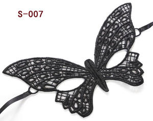 Masque pour les yeux sexy et élégant, masque pour la moitié supérieure du visage pour Halloween, masque en dentelle noire pour Halloween, masque anonyme, masque de renard, masques d'animaux - Product Image 3