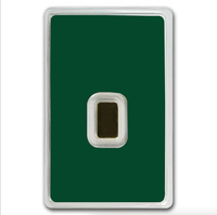 Emballage personnalisable de cartes en PVC 5g 10g 50g 1g lingots d'or pièces d'argent boîte blister inviolable manchon de lingot bols de plaque en plastique