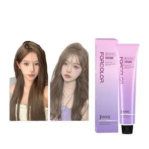 JiaYing Tinta per <span class=keywords><strong>Capelli</strong></span> Organica alla Cheratina di Alta Qualità Semi-Permanente Senza Ammoniaca Crema Colorante per <span class=keywords><strong>Capelli</strong></span> Grigi Lunga Durata per Tutti i Tipi di <span class=keywords><strong>Capelli</strong></span> - Product Image 1