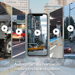 Actory-Cámara de salpicadero delantera y trasera con memoria 64G 3 Wifi ar VR 1440P 3 canales, cámara de salpicadero interior estilo barril - Product Image 5