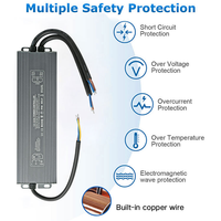 Driver LED étanche 24V 36W Slim IP67 AC100-240V pour éclairage de module de néon LED