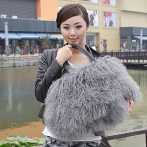 Nuovo arrivo Jtfur grossisti fornitore di cina borsa da donna in vera pelliccia di pecora borsa a mano - Product Image 5