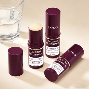 Bálsamo multiusos antiarrugas con calcio, bálsamo coreano de colágeno en barra, antienvejecimiento, hidratante, con almendra y vitamina E para labios, ojos y cuello. - Product Image 2