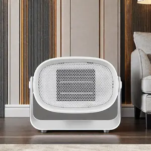 High Quality Portable Electric Fan Heater Mini Warm Desktop Heater with PTC Heating Element Waterproof Ventilation Bedroom Use