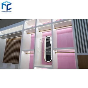 Piso de madera Profesional <span class=keywords><strong>Mac</strong></span> Soporte de maquillaje Cosméticos Exhibición de cosméticos Escaparate para tienda de cosméticos - Product Image 4