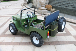 Внедорожный мини-карт 48В20Ач, двухместный, со стальной рамой, в стиле джипа, подходит для живописных мест и взрослых игровых площадок - Product Image 5