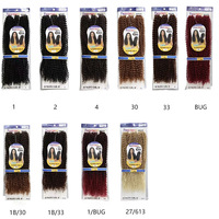 Extensions de cheveux au crochet GoGo Curl Braid Freetress 3X Pacific Curl Spring Ripple Passion Twist Curly Deep Water Wave 18 pouces