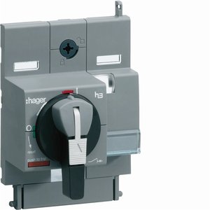 Maniglia rotante Hager Direct per interruttore automatico scatolato H3 X160 - Product Image 1