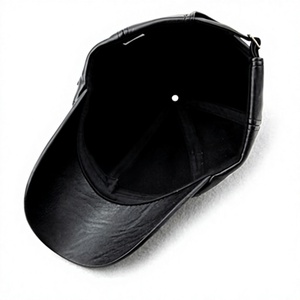 WARPRO INDUSTRY Brown PU Leather Baseball Cap 6-Panel Adjustable Strap Casual <b>Dad</b> Hat for Adults Unisex Four Seasons Wear - Product Image 5