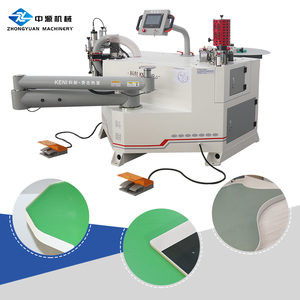 ماكينة تخريم وتلبيس الحواف المنحنية الأوتوماتيكية لأعمال النجارة مع أداة تشذيب - Product Image 1