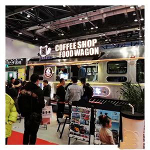 รถเข็นขายอาหารสแตนเลสอเนกประสงค์, รถขายอาหารที่ทำจากฮอทด็อกไอศกรีมขนมขบเคี้ยวชานมและกาแฟสำหรับจุดชมวิวและห้างสรรพสินค้า - Product Image 6