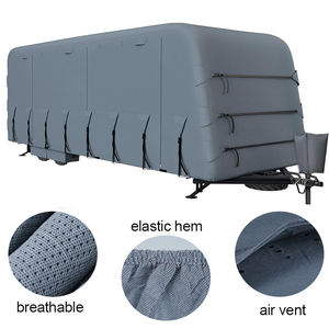 고급 방풍 방수 립스탑 자외선 차단 야외용 튼튼한 여행 트레일러 모터홈 카라반 RV 커버 특가 판매 - Product Image 2