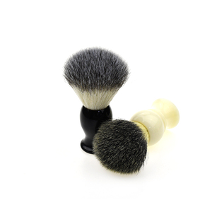 Pinceau à raser en mousse naturelle et biologique de haute qualité, marque privée, vente en gros, ensemble de pinceaux à raser multicolores - Product Image 2