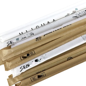 กระดาษที่กำหนดเองย่อยสลายได้ทิ้งห่อด้วยกระดาษจัมโบ้คมดื่มฟางสำหรับน้ำผลไม้นมชาฟอง Boba - Product Image 6