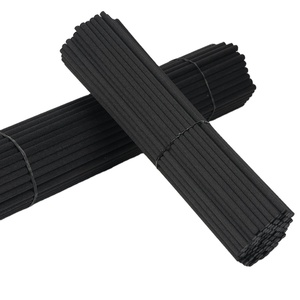 3mm 4mm 5mm Black Reed Synthetic PET <b>Aroma</b> <b>Diffuser</b> Fiber Sticks - Product Image 3