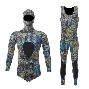 <span class=keywords><strong>Combinaison</strong></span> en néoprène camouflage pour hommes pour le <span class=keywords><strong>triathlon</strong></span> chasse sous-marine plongée surf-peau lisse-motifs en 3mm 5mm 7mm - Product Image 2