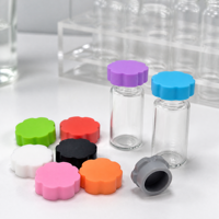 Bouchons de flacons en silicone multicolores de haute qualité 3ml 5ml, étanches, réutilisables, de qualité alimentaire, anti-poussière, pour usage en laboratoire