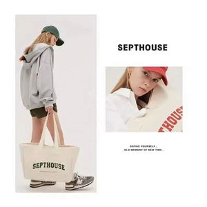 Fashion <b>Extra</b> <b>Large</b> Capacity Oversized Shoulder Shopping Canvas Custom Cotton Tote Weekender Bag for Women - Product Image 3