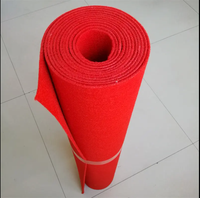 Red Rib Hochzeits teppich des Herstellers Outdoor Polyester Vlies Event Expo Teppich Teppiche & Sets Wand-zu-Wand-Teppich