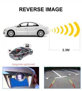 Universale 7 pollici Android Touch Screen per auto Multimedia Monitor specchio integrato amplificatore WiFi RGB SD Card poggiatesta fisso - Product Image 5