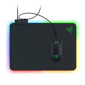 Orijinal Razer Firefly V2 oyun MousePad RGB ışık sert sert profesyonel RGB Mouse pad Razer Firefly V2