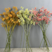 Pata de Canguro Artificial para Decoración del Hogar, Plantas Artificiales Decorativas, Adorno para Jardín u Oficina, Flores Artificiales, Planta Artificial