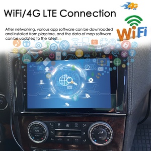 Radio Estéreo para Auto con CarPlay Inalámbrico y Voz AI de 8GB+128GB para Mercedes Benz ML GL W164 ML350 ML500 GL320 X164 ML280 GL350 GL450 GPS - Product Image 4