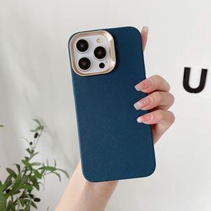 Coque de téléphone haut de gamme pour Apple 15 Pro Max, compatible avec le 15 Pro, texture unie, fil doré pour objectif d'appareil photo 13. - Product Image 5