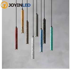 现代吊灯混凝土吸顶灯发光二极管吊灯装饰工业创意设计师长头灯