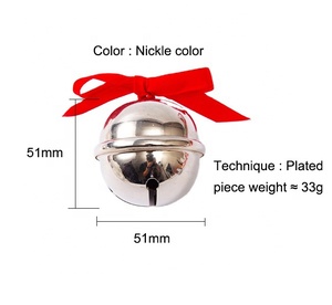 Chuông Sắt Kim Loại Mạ Điện Sản Xuất Nhanh Chuông Giáng Sinh - Product Image 4