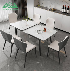 Ensemble de salle à manger de haute qualité Wayon, design d'intérieur, <span class=keywords><strong>table</strong></span> <span class=keywords><strong>et</strong></span> chaises multifonctionnelles pour salle à manger de villa - Product Image 6