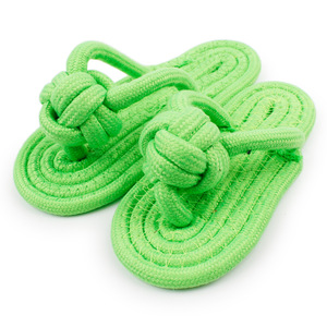 Juguete Masticable para Perros en Forma de Zapatilla de Cuerda de Algodón, Juguete de Cuerda Anudada para Limpiar los Dientes, Juguete Interactivo para Cachorros Resistente a Mordidas - Product Image 3