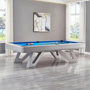 Table de <span class=keywords><strong>billard</strong></span> moderne en acier monobloc de 8 à 9 pieds, personnalisable avec logo de marque privée, populaire pour les clubs haut de gamme - Product Image 2