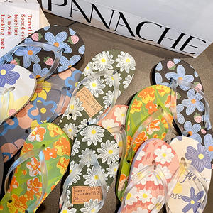 리틀 데이지 여성용 여름 플립 플롭 경량 미끄럼 방지 비치 슈즈 세련되고 내마모성 - Product Image 1