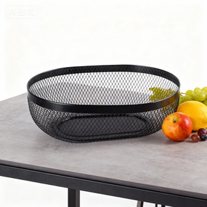 Panier de rangement ovale en maille écologique et durable pour fruits, idéal pour la maison, gain de place, pour bureau - Vente chaude - Product Image 6