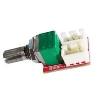 Potentiomètre de volume duplex 50K avec carte adaptateur et câble blindé de 300 mm, accessoires pour module de carte d'amplificateur de puissance audio DIY