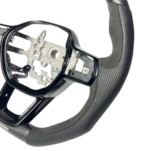 Volant de direction en fibre de carbone personnalisé pour <span class=keywords><strong>Honda</strong></span> CRV <span class=keywords><strong>Civic</strong></span> Accord 11ème génération 2021 <span class=keywords><strong>2022</strong></span> 2023 2024, accessoires intérieurs de voiture - Product Image 5