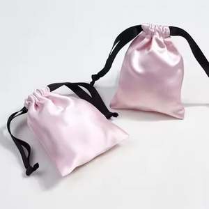 Bolsas de Regalo de Satén con Cordón de 9*12cm, Personalizables con Logotipo y Patrón Geométrico, Reciclables, Biodegradables, para Empaque - Product Image 2