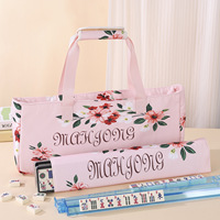 Sac de rangement pour mahjong américain de luxe moderne, en tissu Oxford imperméable, portable, grande capacité, unisexe, plusieurs couleurs disponibles