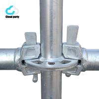 Échafaudage Ringlock robuste avec marches d'escalier pour la construction de systèmes de bâtiments de grande hauteur