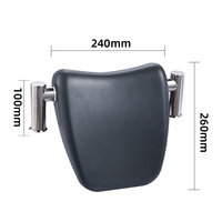 Oreiller de bain extra long en matériau PU pour baignoire spa avec soutien complet de la tête, du cou et du dos